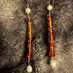 Amber Earrings
